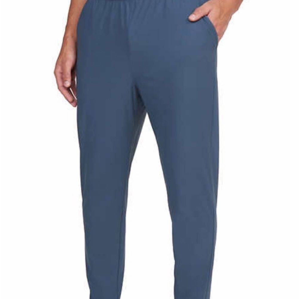 Men's Glacier XXL Navy Blue Full Length Pockets‎ Joggers Athleisure Active